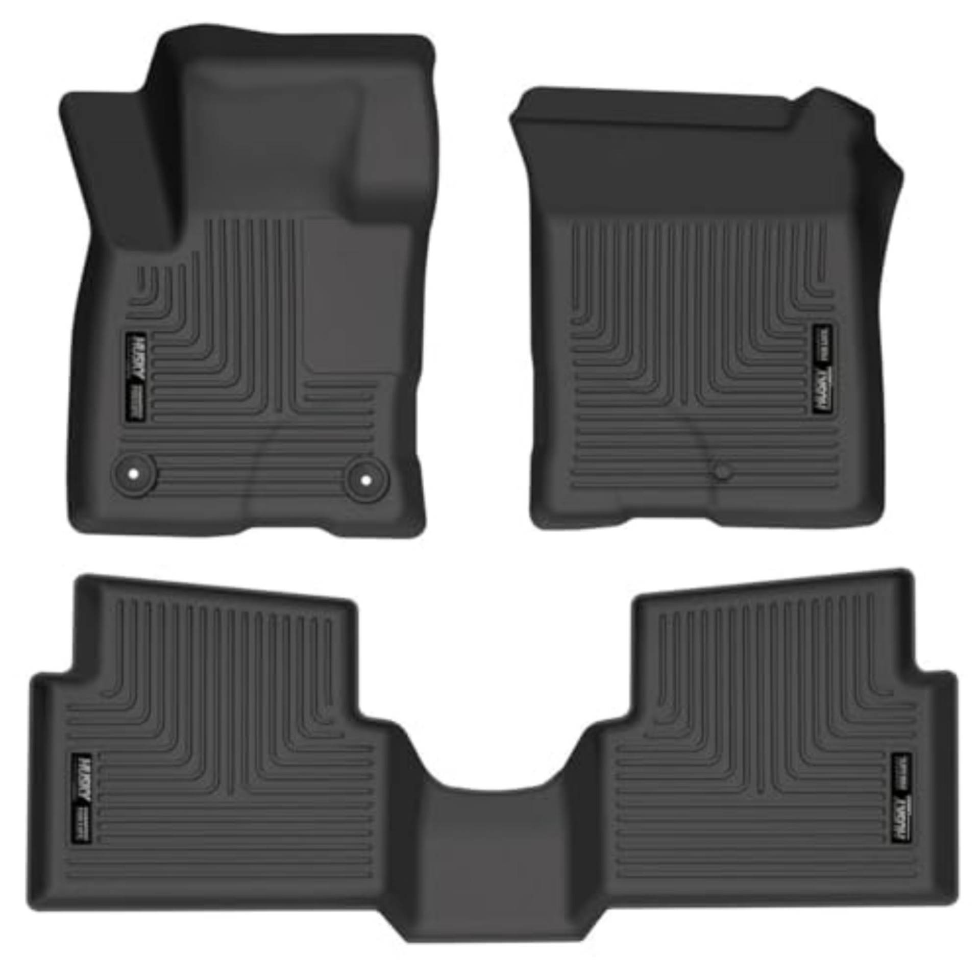 Husky Liners | Weatherbeater Serie | Bodenbeläge vorne und 2. Reihe – schwarz | 95051 | passend für Ford Maverick Gas 2022 Husky Liners | Weatherbeater Serie | Bodenbeläge vorne und 2. Reihe – schwarz | 95051 | passend für Ford Maverick Gas 2022 von HUSKY LINERS