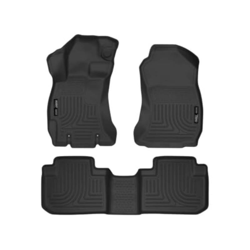 Husky Liners Weatherbeater Serie | Bodeneinlagen für Vorder- und 2. Sitz – Schwarz | 99881 | passend für Subaru Forester 2014–2018 3 Stück von HUSKY LINERS