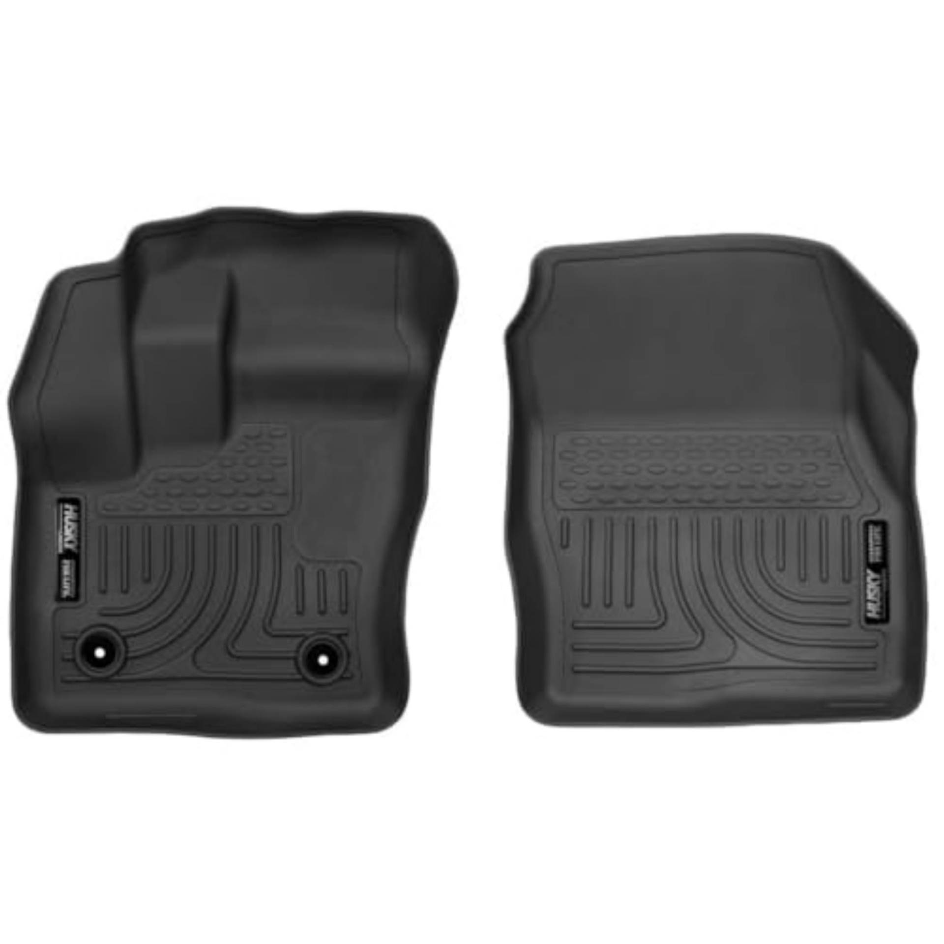 Husky Liners Weatherbeater Serie | Frontbodeneinlagen – Schwarz | 18321 | passend für Ford Transit Connect 2014–2019 mit Fabrikteppich, 2 Stück von HUSKY LINERS