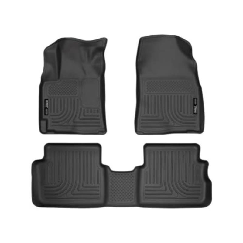 Husky Liners - Weatherbeater | passend für Toyota Corolla/Linerrix 2009–2013, passend für Pontiac Vibe 2009–2010 – vorne und 2. Reihe, schwarz, 3 Stück. | 98531 von HUSKY LINERS