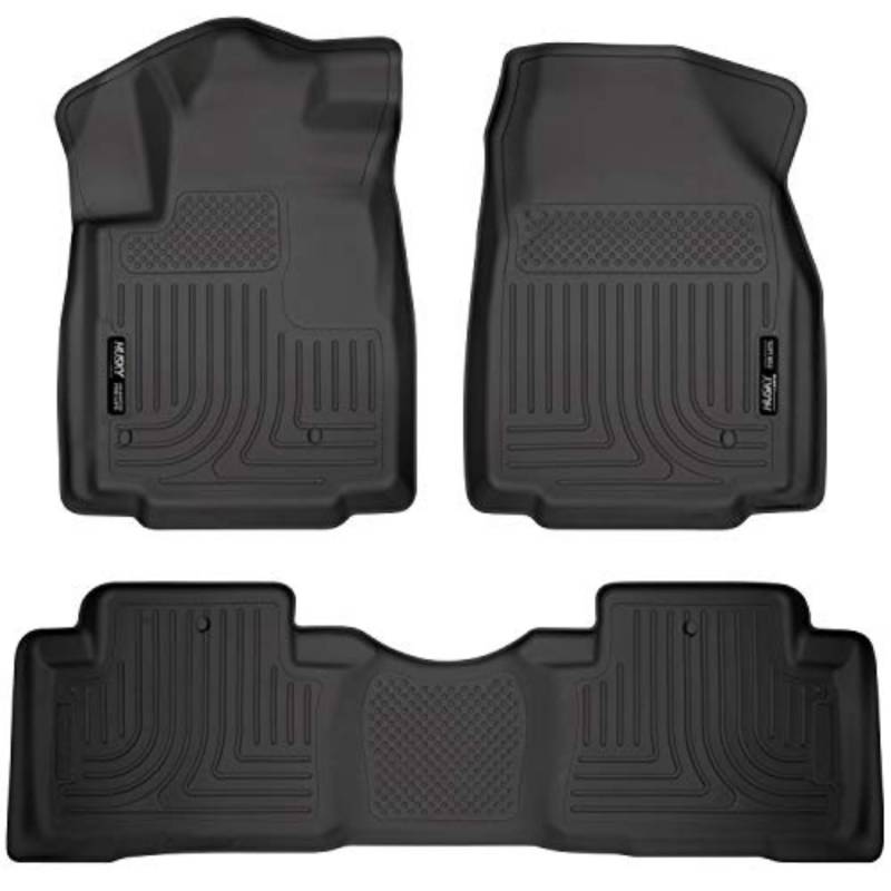 Husky Liners | Wetterschlägel | passend für Honda Pilot 2009–2015 | Front- und 2. Reihe Liner – schwarz, 3 Stück. | 98421 von HUSKY LINERS
