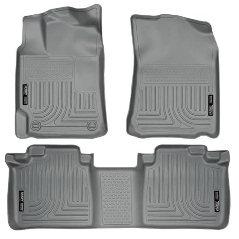 Husky Liners | Wetterschlägel | passend für Toyota Camry 2007–2011 | Vorder- und 2. Reihe Bodenbeläge – grau, 3 Stück | 98512 von HUSKY LINERS