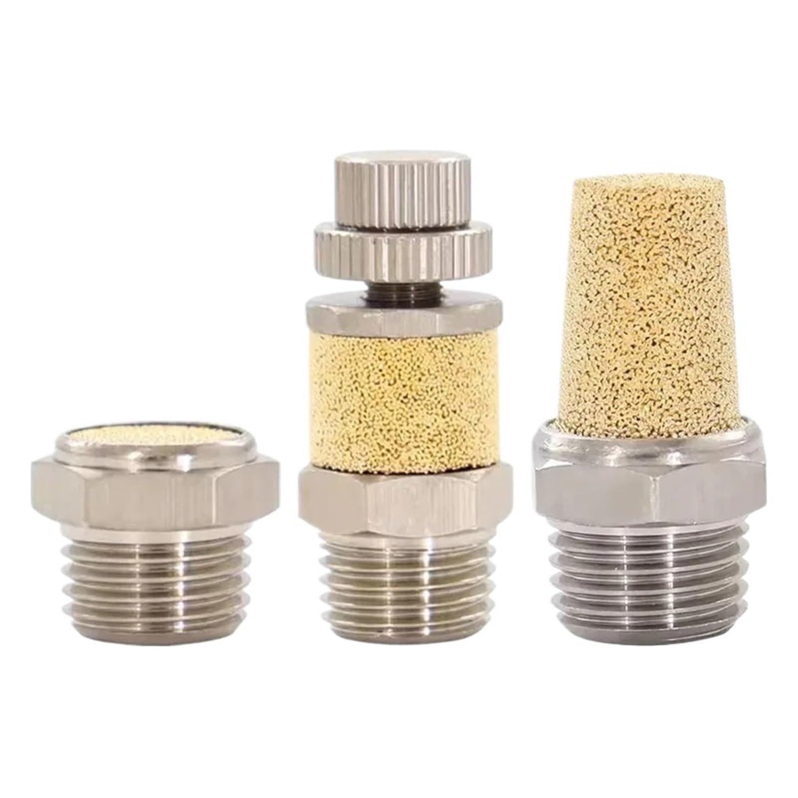Pneumatic Exhaust Muffler Flat Head Throttle Muffler BSL/BESL/BSLM M5 1/8 "1/4" 3/8 "1/2" Noise Filter(BESL-04) von HUSXWKDQP