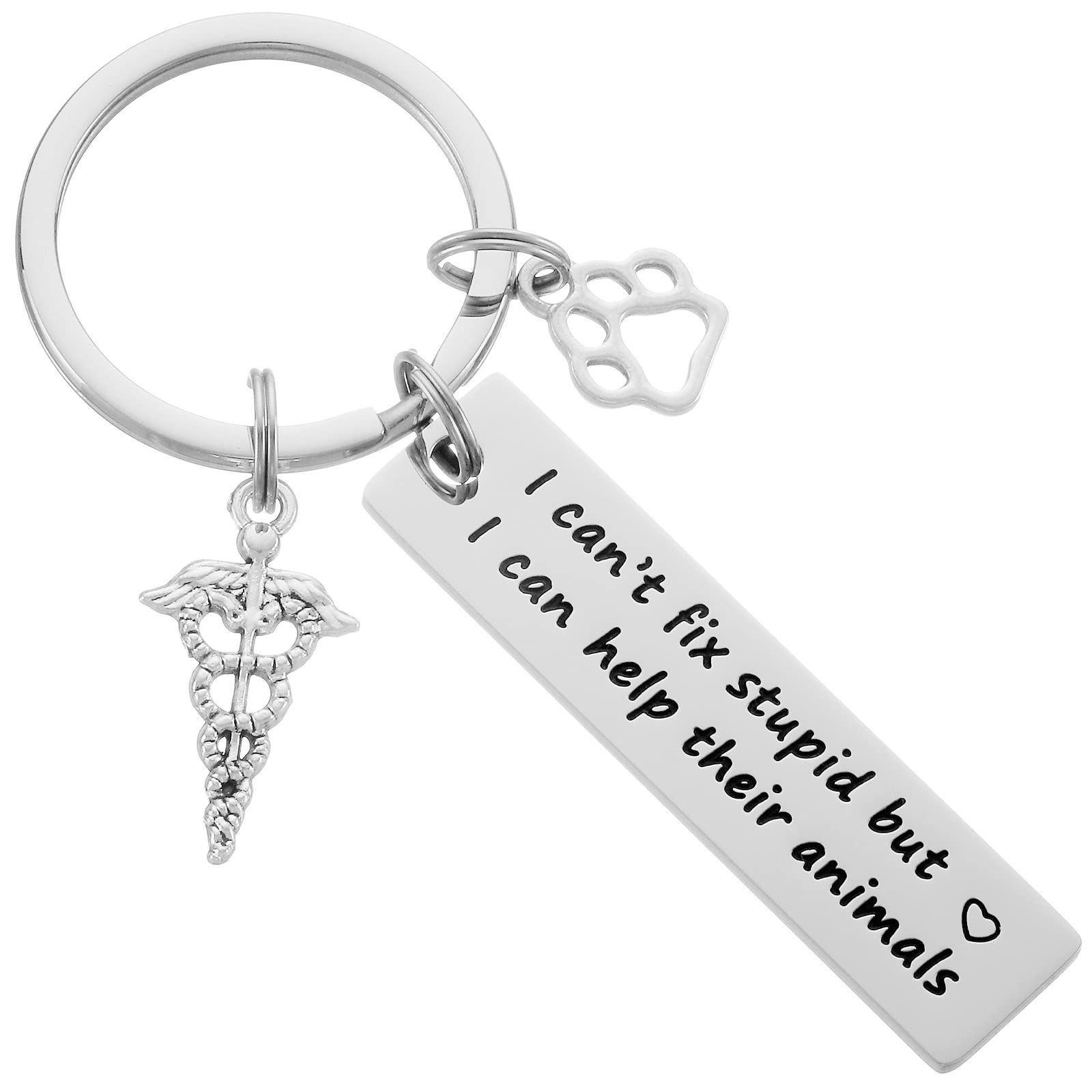 HUTIMY Vet Tech Schlüsselanhänger, Geschenke für Frauen, Männer, Teenager, lustig, Tierarzt, Studenten, registrierter Tierarzt-Techniker, Schlüsselanhänger, Edelstahl, vet keychain HUTIMY Vet Tech Schlüsselanhänger, Geschenke für Frauen, Männer, Teenager, lustig, Tierarzt, Studenten, registrierter Tierarzt-Techniker, Schlüsselanhänger, Edelstahl, vet keychain von HUTIMY
