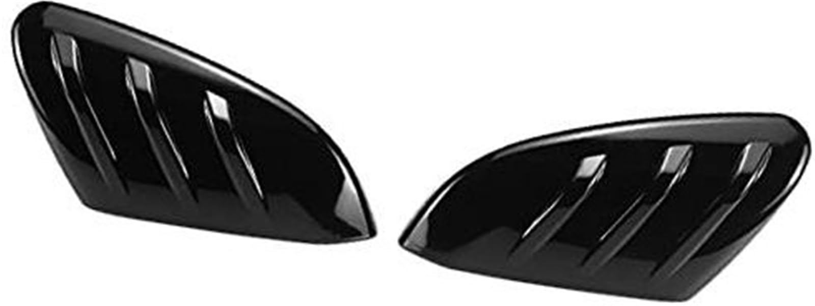 HUVNEXA, for MG, Stil Rückspiegelabdeckung, for Civic, 10. 2016-2021 SI Type-R Schrägheck Seitenspiegelkappen Fall Autozubehör Auto-Außenspiegelabdeckung(Black Glossy Black) von HUVNEXA