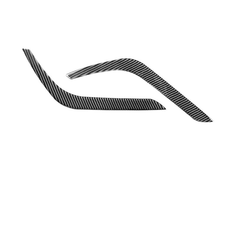 HUVNEXA 1 Paar Auto-Scheinwerfer-Augenlider, Augenbrauen-Abdeckung, Scheinwerfer-Dekoration, for Toyota, for Tundra, 2014–2021 Autoscheinwerferaufkleber(Carbon Fiber Black) von HUVNEXA