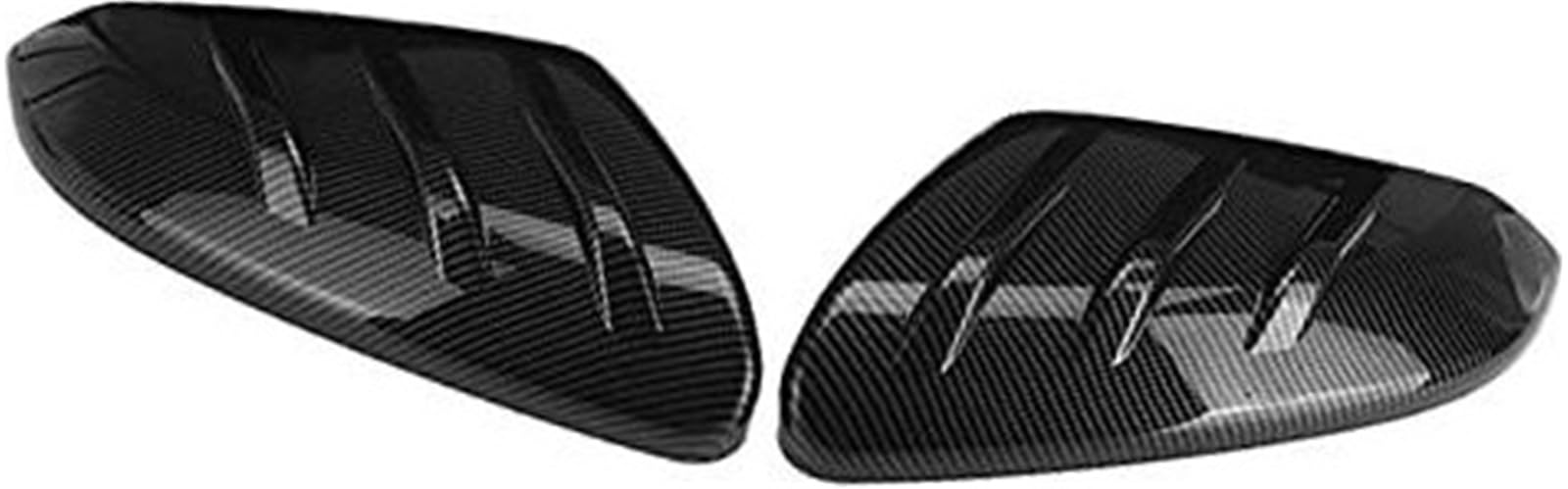 HUVNEXA 1 Paar Kohlefaser-Look Seitenrückspiegelkappe Außenspiegelabdeckung, for Civic, 10. 2016–2021 Autozubehör Auto-Außenspiegelabdeckung(Black Carbon Fiber Look) von HUVNEXA