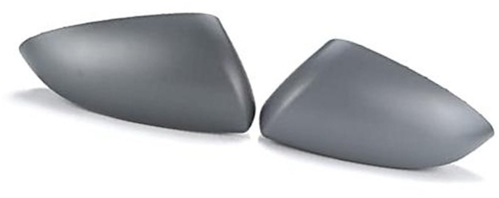 HUVNEXA 1 Paar schwarz/graue Rückspiegelabdeckung ABS-Türflügelspiegel-Zierkappe Ersatz, for Nissan, for Qashqai, J10 2007-2014 96374JD08E 96373JD08E Auto-Außenspiegelabdeckung(Black Grey) von HUVNEXA