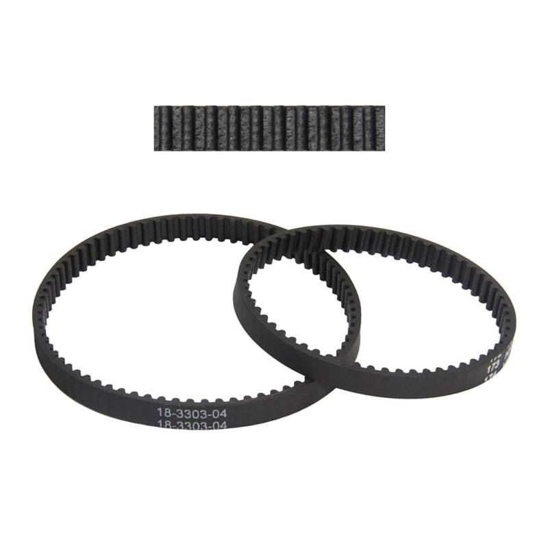 HUVNEXA 1 Satz Riemensatz, for Bissell, for Standard-ProHeat 2X-Reiniger 1383 8920 9200 9300, Zahnriemen 2036804 und 2036688 for Staubsauger Staubsaugerriemen von HUVNEXA