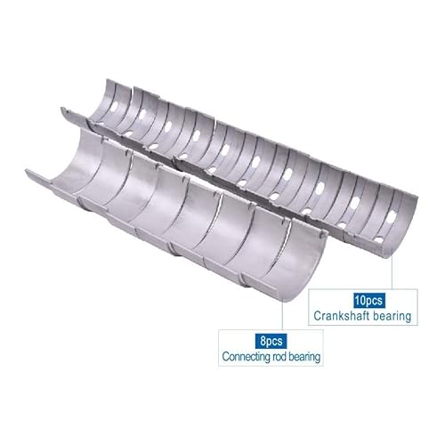 HUVNEXA 18pcs / Set. STD 25 50. Motorrad-Verbindungsstange Kurbelwelle Hauptlager-Set for Y-A-M-A-H-H-A YZF1000 YZF R1 YZF 1000 R1 2004-2008(Add 50 One Set) von HUVNEXA