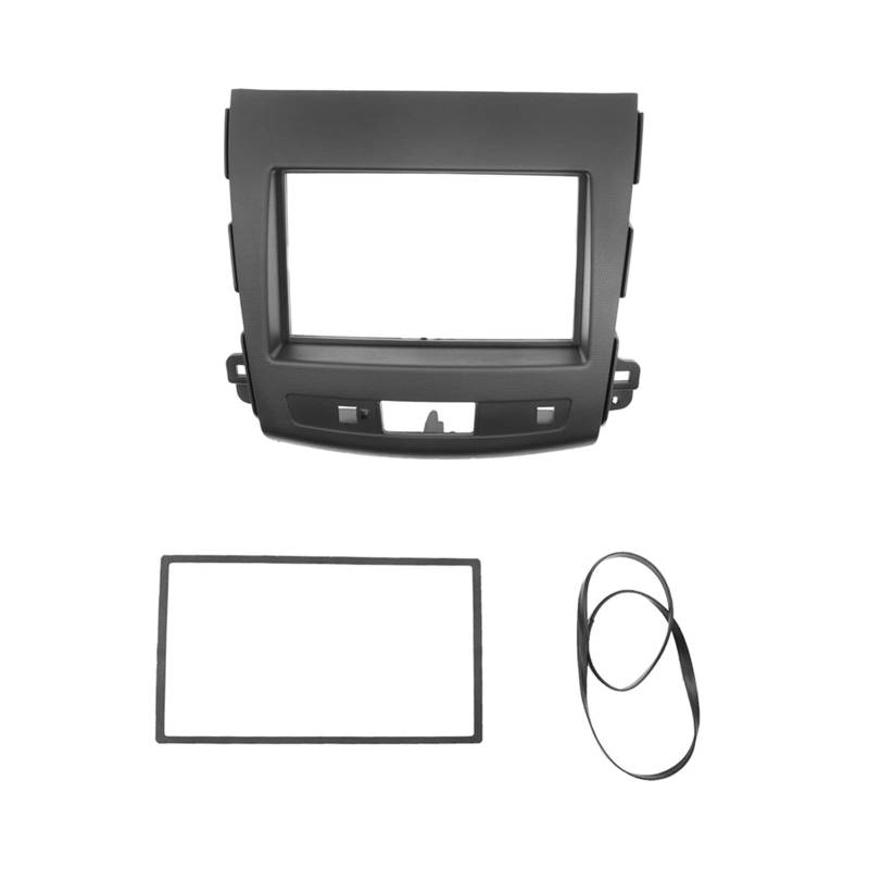 HUVNEXA 2-DIN-Radiorahmen, for Mitsubishi, Outlander 2008 Estereo Doppel-DIN-Autoradio-Blende, Armaturenbrett-Installationssatz, Plattenadapter(173x98mm) von HUVNEXA