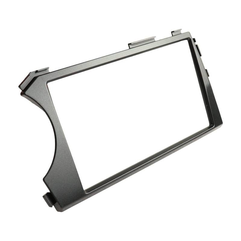 HUVNEXA 2 Din Audio Fascia Radio GPS DVD Stereo CD Panel Dash Mount Installation Trim Kit Rahmen, for Ssang Yong, for Actyon 2006-2009 Kyron 2005 On(Left Drive,178X100mm) von HUVNEXA