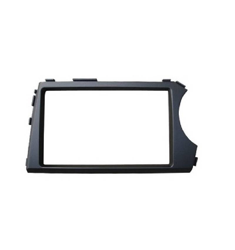 HUVNEXA 2 Din Audio Fascia Radio GPS DVD Stereo CD Panel Dash Mount Installation Trim Kit Rahmen, for Ssang Yong, for Actyon 2006-2009 Kyron 2005 On(Right Drive,178X100mm) von HUVNEXA