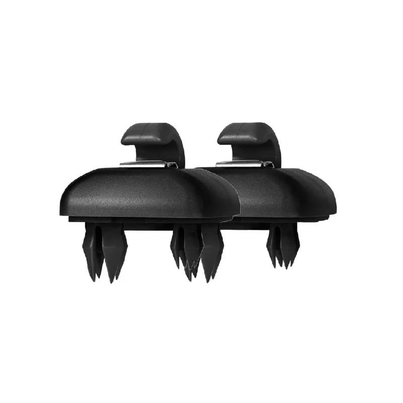HUVNEXA 2 Stück Auto-Sonnenblenden-Clip, graue Innenaufhänger-Haken-Clip-Halterung, for, for A1 A3 S3 A4 S4, for ALLROAD, for A5 S5 Q3 Q5 8U0857562A Grau(Black) von HUVNEXA