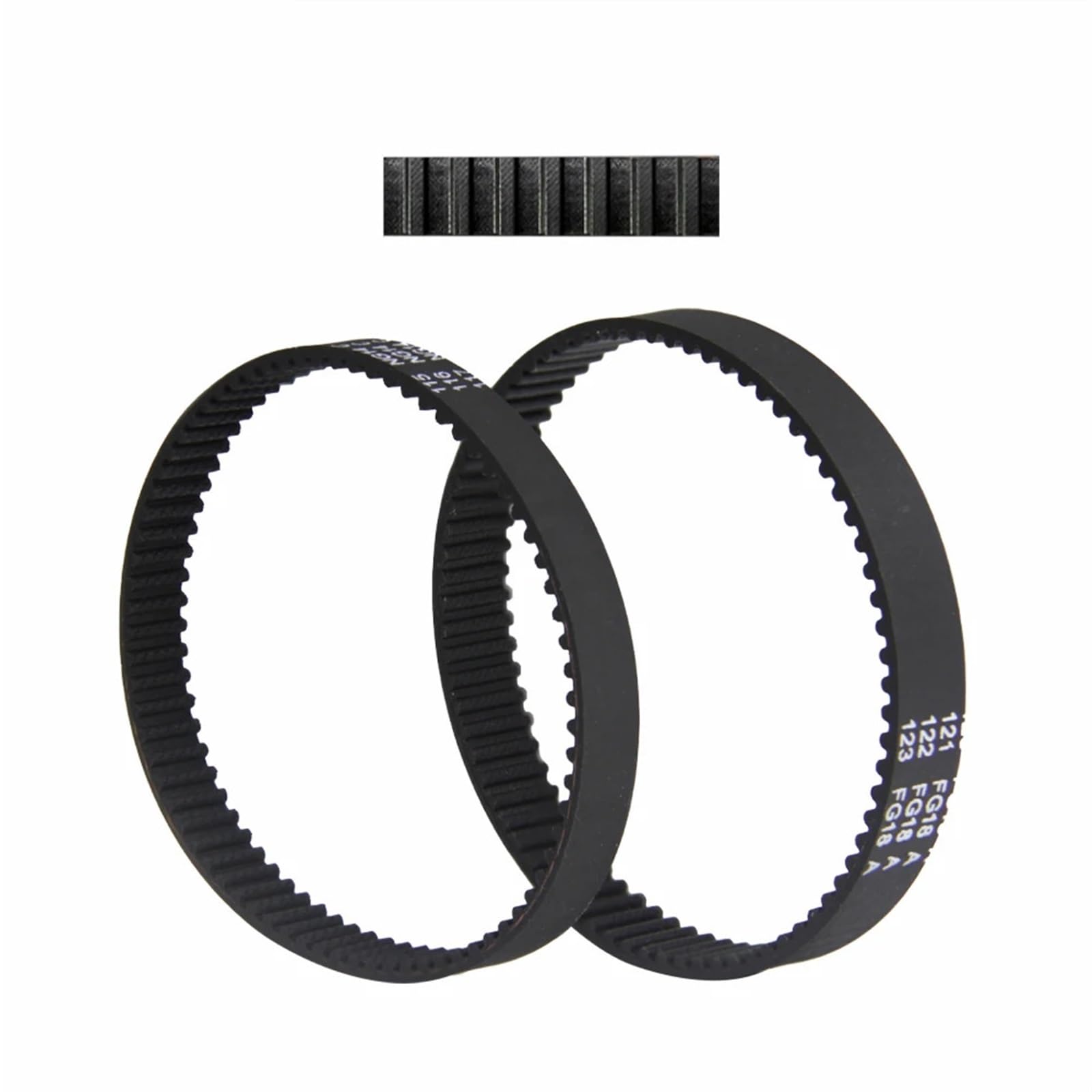 HUVNEXA 2 Stück Zahnriemen, for Dyson DC17, Handstaubsauger, Getriebeförderer, Haushaltsgeräte-Ersatzteile Staubsaugerriemen(Width 10mm x 2) von HUVNEXA