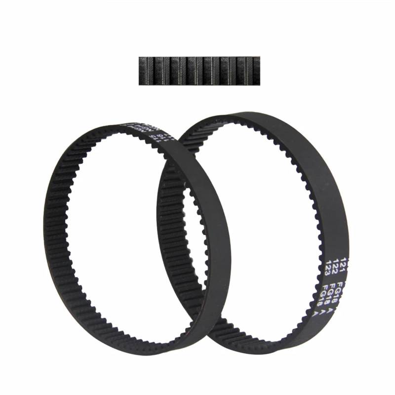 HUVNEXA 2 Stück Zahnriemen, for Dyson DC17, Handstaubsauger, Getriebeförderer, Haushaltsgeräte-Ersatzteile Staubsaugerriemen(Width 8mm x 2) von HUVNEXA
