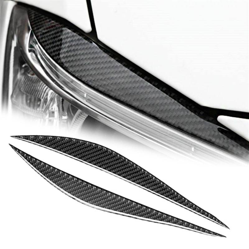 HUVNEXA 2 Stück Zubehörabdeckung Scheinwerfer Augenbrauen Augenbrauen Augenlid, for 3 F36 F30 320i 325i 2013-2017 Scheinwerfer Soft Trim Autoscheinwerferaufkleber von HUVNEXA