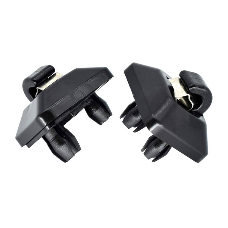 HUVNEXA 2 Stücke Auto Sonnenblende Clip Halterung Innen Sonnenblende Haken, for, for A1 A3 A4 A5 A7 Q3 Q5 B6 B7 B8 S4 S5 Grau OE # 8E0857562A(Black) von HUVNEXA