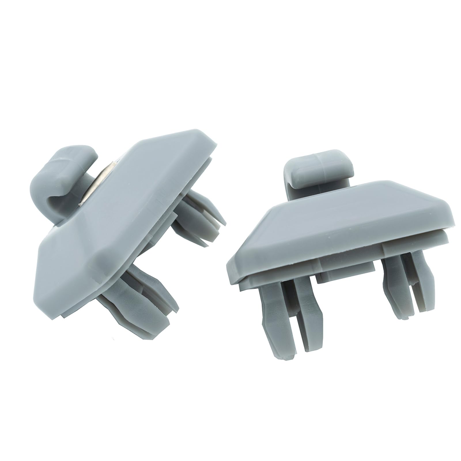 HUVNEXA 2 Stücke Auto Sonnenblende Clip Halterung Innen Sonnenblende Haken, for, for A1 A3 A4 A5 A7 Q3 Q5 B6 B7 B8 S4 S5 Grau OE # 8E0857562A(Grey) von HUVNEXA