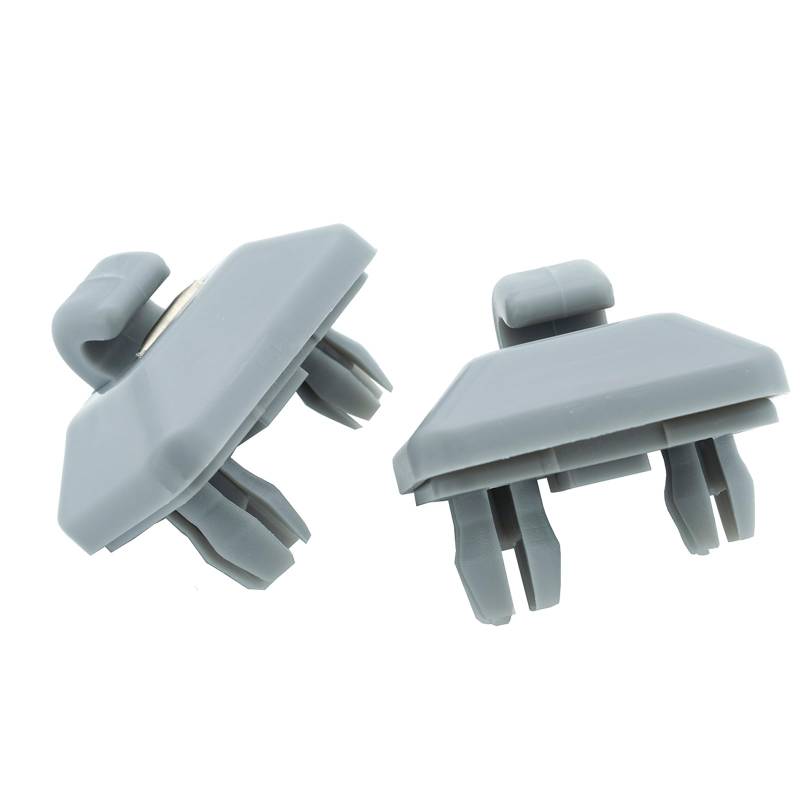 HUVNEXA 2 Stücke Auto Sonnenblende Clip Halterung Innen Sonnenblende Haken, for, for A1 A3 A4 A5 A7 Q3 Q5 B6 B7 B8 S4 S5 Grau OE # 8E0857562A(Grey) von HUVNEXA