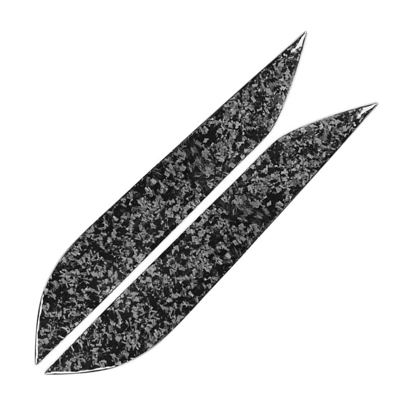 HUVNEXA 2 Teile/para Auto Scheinwerfer Augenbraue Augenlid Abdeckung Trim, for Nissan, for 350Z 2003 2004 2005 2006 2007 2008 2009, Außenteile Autoscheinwerferaufkleber von HUVNEXA