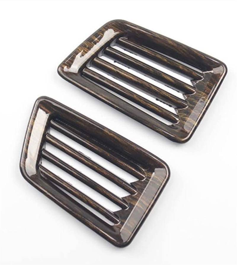 HUVNEXA 2-teilige ABS-Entlüftungsabdeckung for das Armaturenbrett der Klimaanlage, for Ford, Ranger Everest Endeavour Zubehör 2015 2016 2017 2018 2019 2020 Lüftungsdüsen-Dekorleiste(Style A) von HUVNEXA