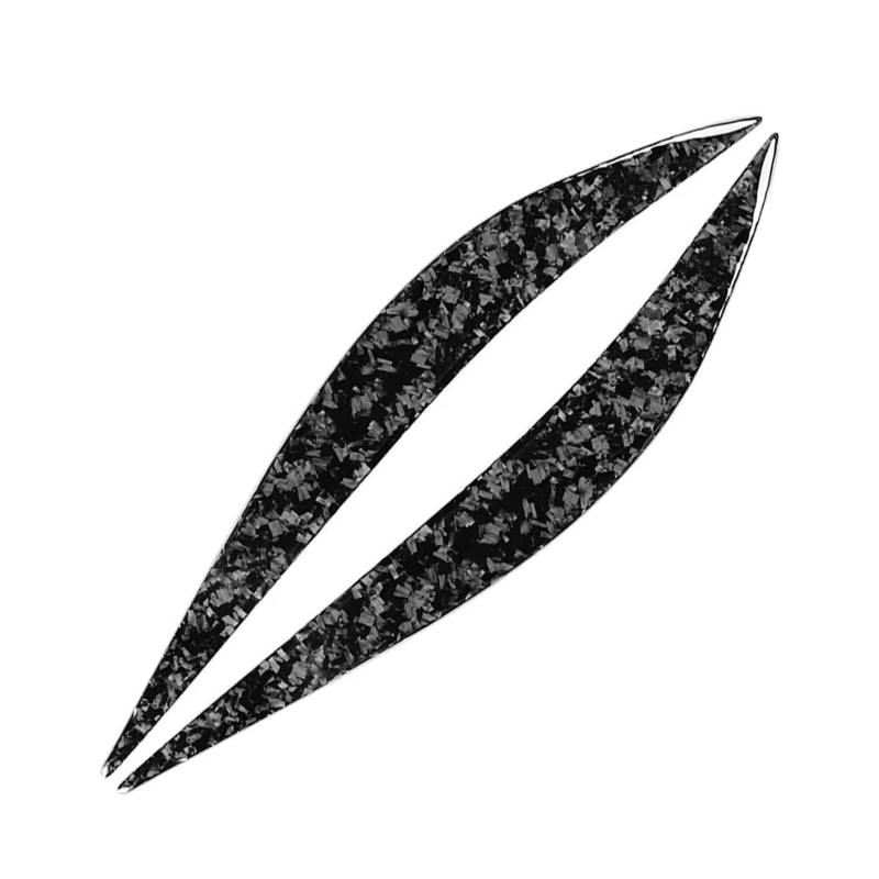 HUVNEXA 2-teilige Auto-Scheinwerfer-Augenbrauen-Augenlid-Zierabdeckung, for, for 4er F32 F33 F36 2012–20 F80 M3 14–18 F82 F83 M4 2015–20 Autoscheinwerferaufkleber von HUVNEXA
