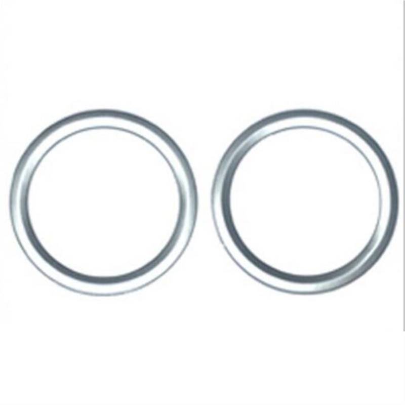 HUVNEXA 2-teiliges Set Auto-Styling-Aufkleber for Lüftungsschlitze, for Benz, BCE CLS GLK GLS GLC GLS GLE-Klasse, Autozubehör Lüftungsdüsen-Dekorleiste(ABS Pearl Chrome) von HUVNEXA