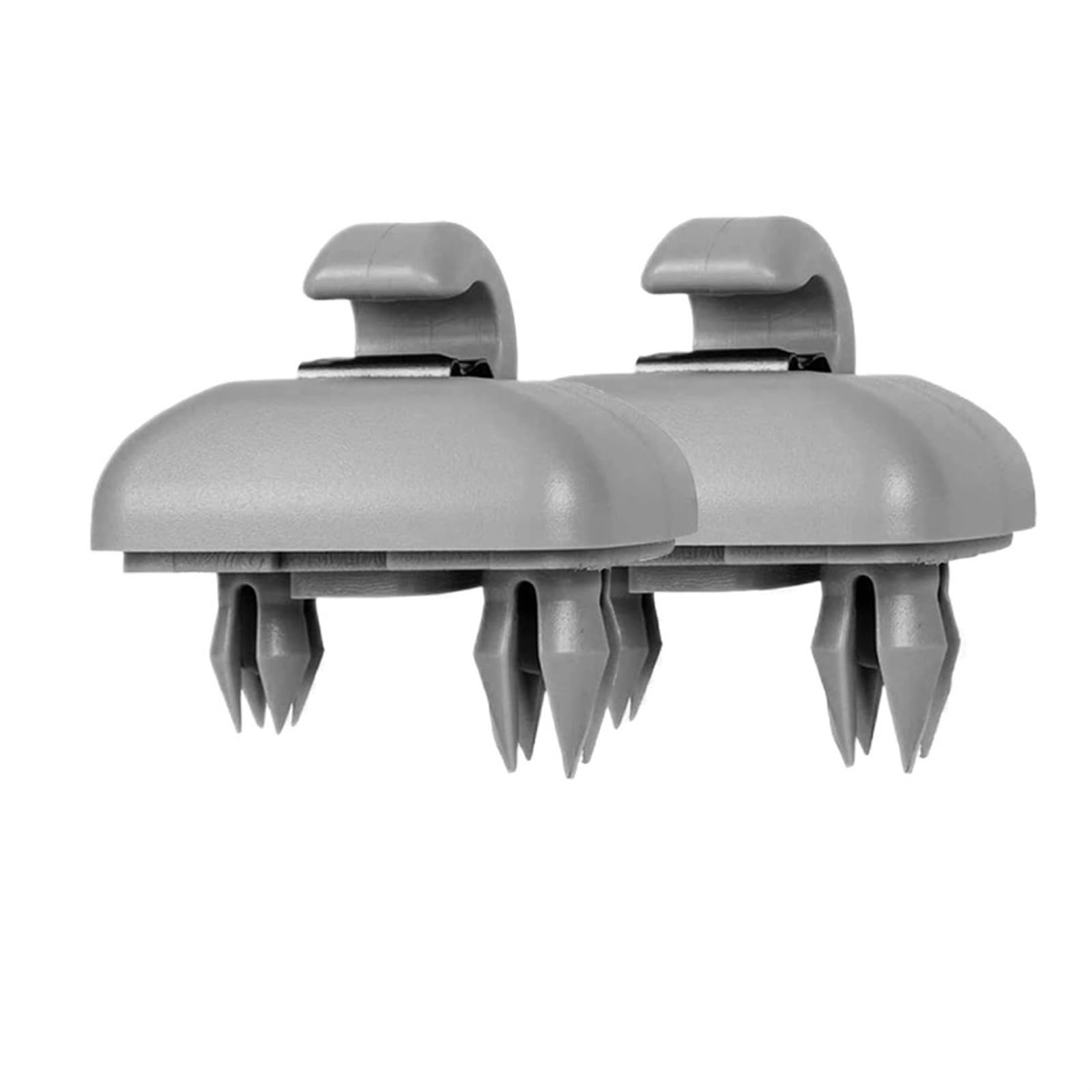 HUVNEXA 2 x innere Sonnenblenden-Haken-Clips, Aufhänger, Schnallenhalterung, for, for A1, A3, A5, Q3, Q5, S4, S5, TT, RS3, OE-Nr. 8U0857562A(Gray) von HUVNEXA
