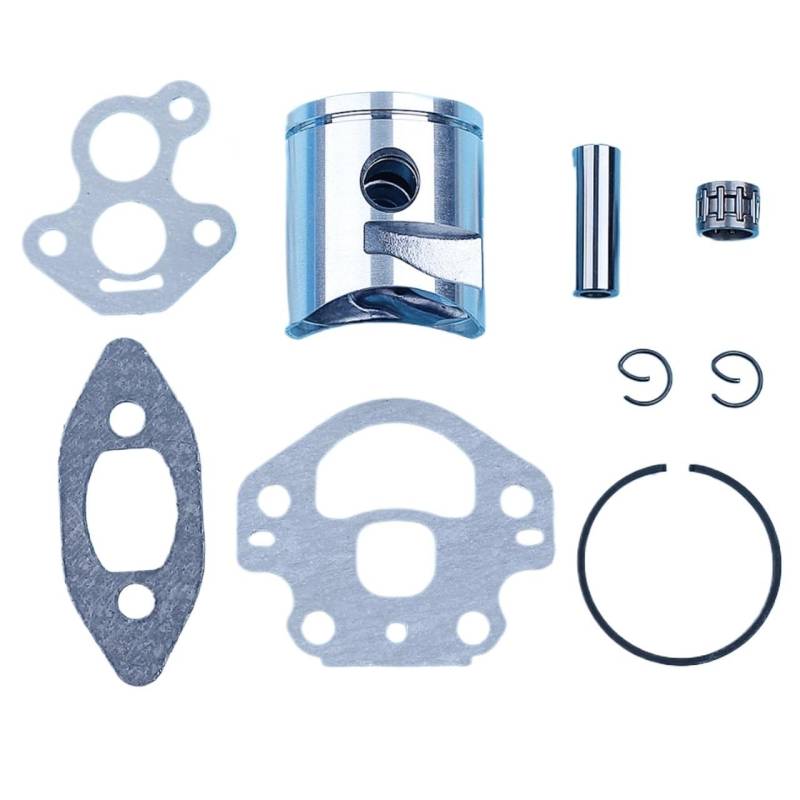 HUVNEXA 39 mm Kolbenring-/Bolzendichtungssatz for McCulloch, CS340, CS380, CS 340, CS 380, Kettensäge, Ersatzteil 577831301 von HUVNEXA