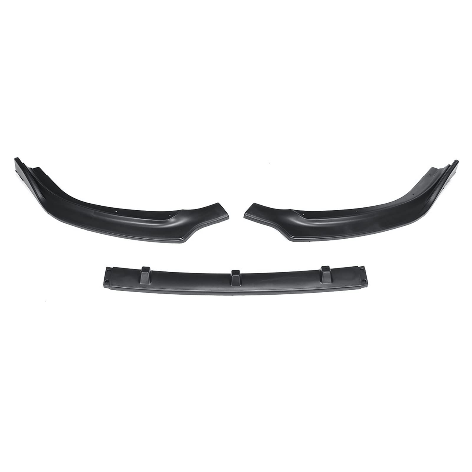 HUVNEXA 3PCS Carbon Look Schwarz Auto Front Stoßstange Splitter Lip Diffusor Spoiler Body Kit, for Toyota, Highlander 2017 2018 2019(Matte Black) von HUVNEXA