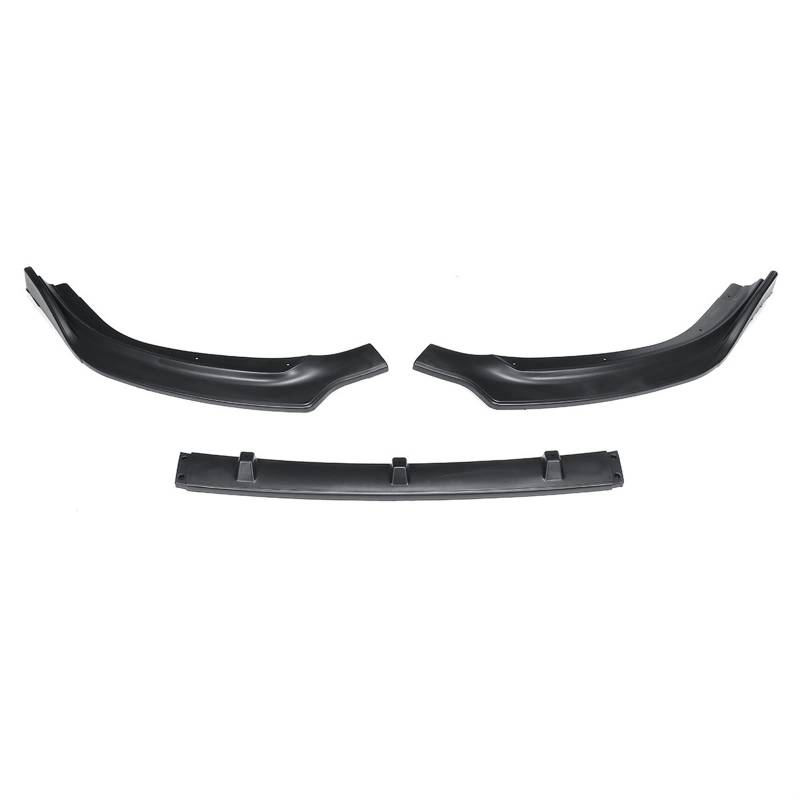 HUVNEXA 3PCS Carbon Look Schwarz Auto Front Stoßstange Splitter Lip Diffusor Spoiler Body Kit, for Toyota, Highlander 2017 2018 2019(Matte Black) von HUVNEXA