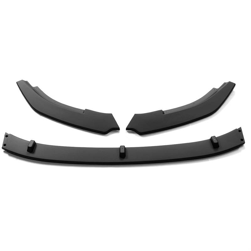 HUVNEXA 3xCar Frontstoßstange Splitter Lippendiffusor Body Kit Spoiler Guard Deflektor Lippen Schutzabdeckung, for VW, for Golf MK6 GTI 2010-2013(Matte Black) von HUVNEXA