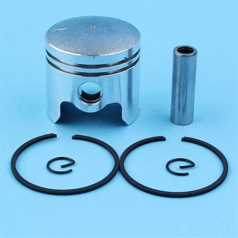 HUVNEXA 40mm Kolben 10mm Pin Ringe Set Fit for 40-5 1E40F-5 CG430 BC430 TL43 Brushcutter Trimmer von HUVNEXA