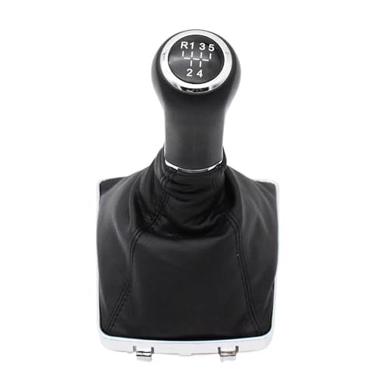 HUVNEXA 5/6 Gang Auto Schaltknauf Abdeckung, for Opel, for Vauxhall, Astra III H 2005-2009 Hebel Stick Gaitor Boot Auto-Schaltknauf(Black 5 Speed) von HUVNEXA