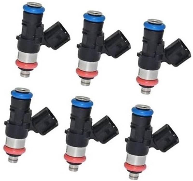 HUVNEXA 6-teilige Kraftstoff-Benzin-Einspritzdüse 0280158189 Auto-Einspritzdüse, for Escape, for Fusion 3.0L 2009-2012 von HUVNEXA