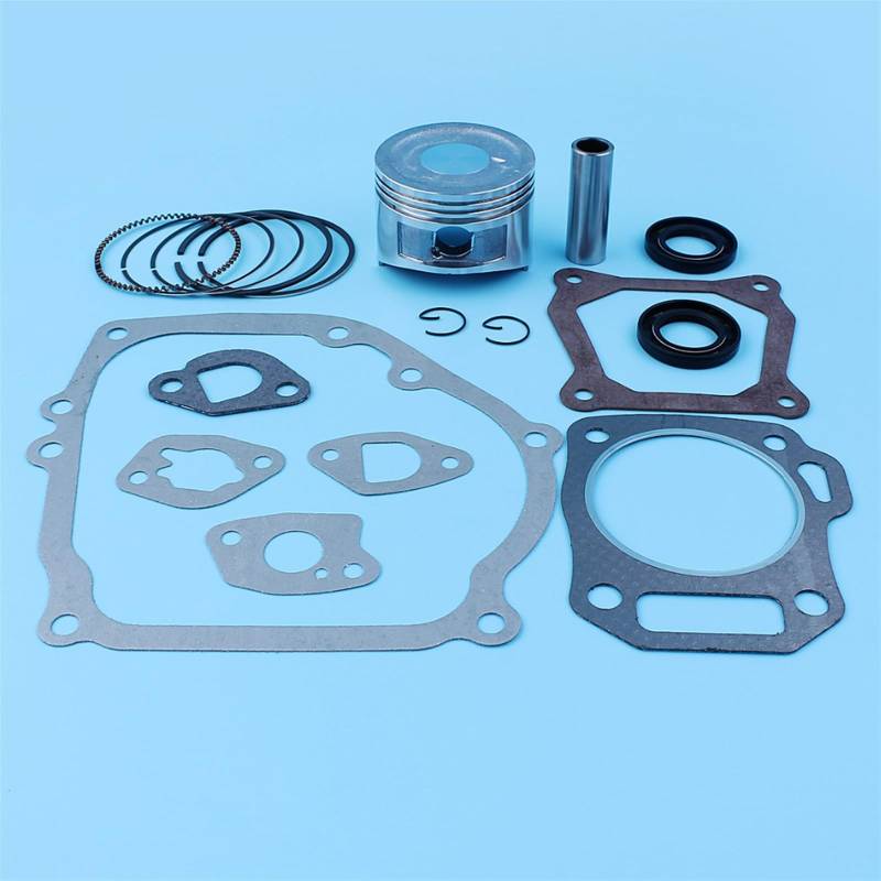 HUVNEXA 68 mm Kolbenring-/Bolzendichtungssatz, for GX160 5,5 PS 168FA GX 160, for Generator-Rasenmäher-Motorventil-Zylinderkurbelgehäuse von HUVNEXA