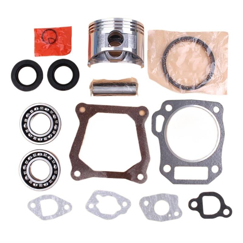 HUVNEXA 68 mm Kolbenringe, Lager-Öldichtungssatz for GX160 GX 160 chinesische 168F Motorgenerator Wasserpumpe Rasenmäher von HUVNEXA