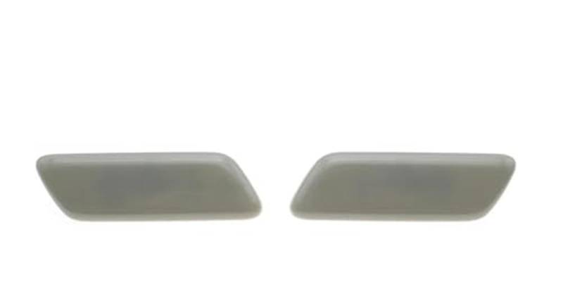 HUVNEXA 85044-42080C0 Frontstoßstange Scheinwerferwaschanlage Sprühdüse Jet Abdeckkappe, for Toyota, for RAV4, 2010 2011 2012 8504442080C0 8504542040C0 Abdeckung für Autowaschdüsen(Black Set) von HUVNEXA