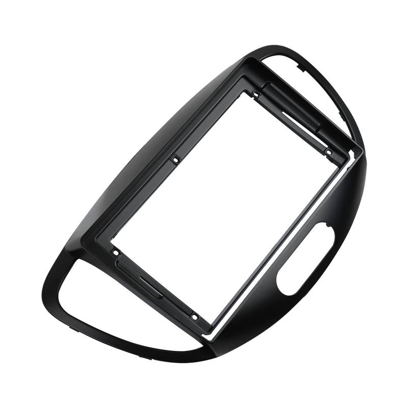HUVNEXA 9-Zoll-Radiorahmen-Armaturenbrett-Einbau-Verkleidungsset, Stereo-GPS-DVD-Player-Installationspanel, Doppel-Din-Rahmen, for Hyundai, I-10 2008–2013 von HUVNEXA