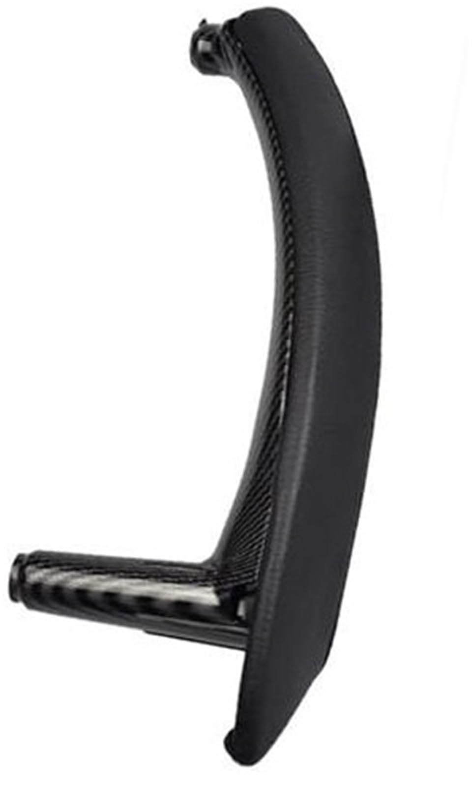 HUVNEXA Armlehne Auto Links vorne Fahrersitz LHD Innentürgriff Innenverkleidung Zugverkleidung, for, E70 E71 X5 X6 2007–2014 Türgriff für den Autoinnenraum(Black CF-Right) von HUVNEXA
