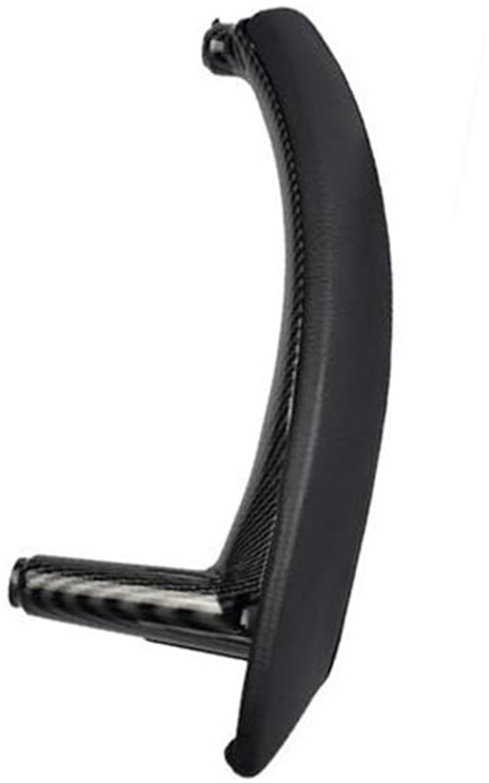 HUVNEXA Auto Beige Schwarz Armlehne Auto Links Rechts Innentürgriff Innenverkleidung Pull Trim Abdeckung, for, E70 E71 X5 X6 Türgriff für den Autoinnenraum(Black CF-Right) von HUVNEXA