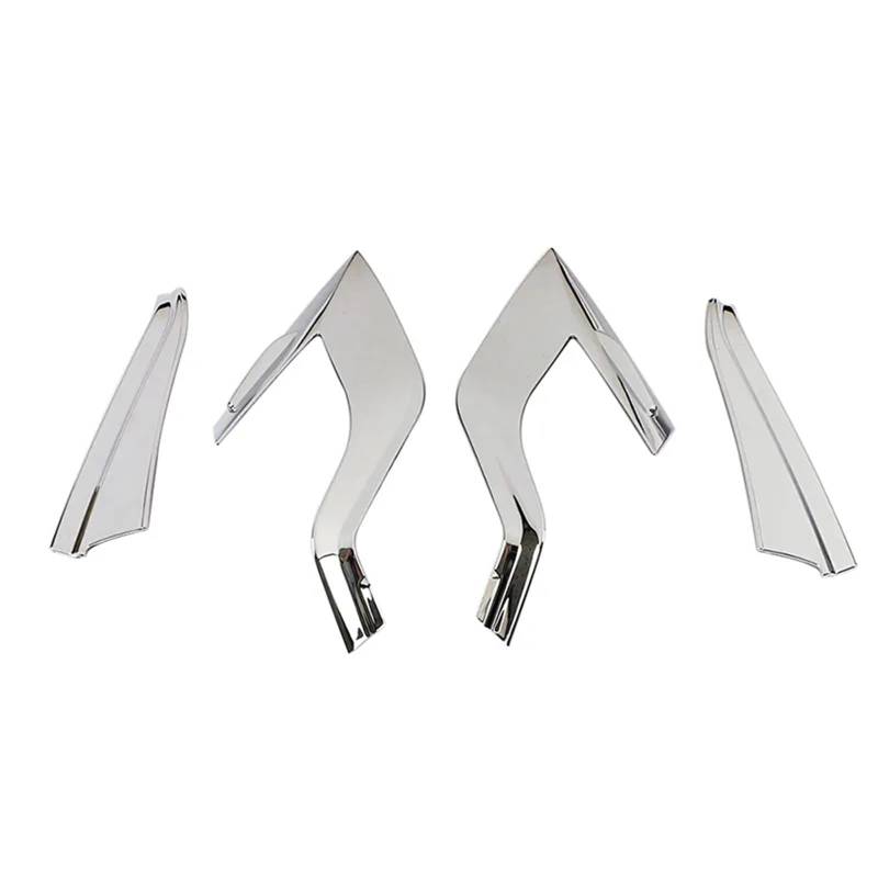 HUVNEXA Auto-Heck-Rücklicht-Augenbrauen-Abdeckungs-Ordnung, hintere Bremslichtleiste, Außenzubehör, for Toyota, for RAV4, for RAV 4 XA50 2019–2021 2022 2023 Autoscheinwerferaufkleber(Silver) von HUVNEXA
