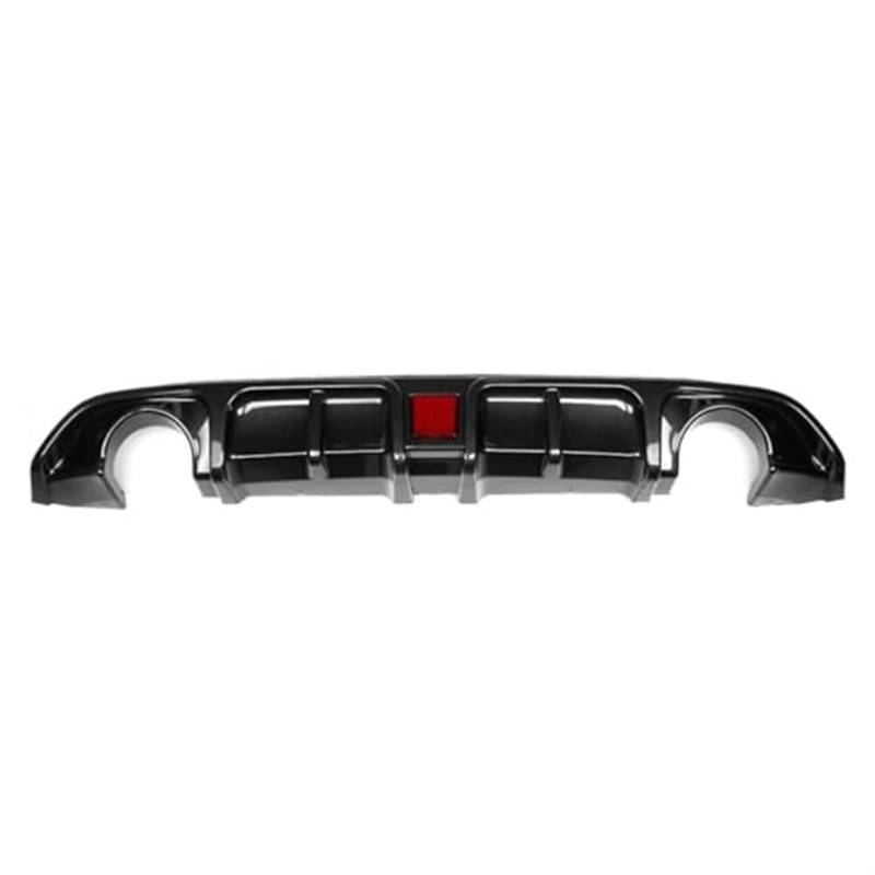 HUVNEXA Auto-Heckspoiler Heckdiffusor Stoßstange Lipgloss Spoilerplatte Splitterhalterung mit Lampe, for Infiniti, for Q60 2017 2018 2019 2020 2021 2022 Auto-Heckspoiler(Carbon Fiber Look Black) von HUVNEXA