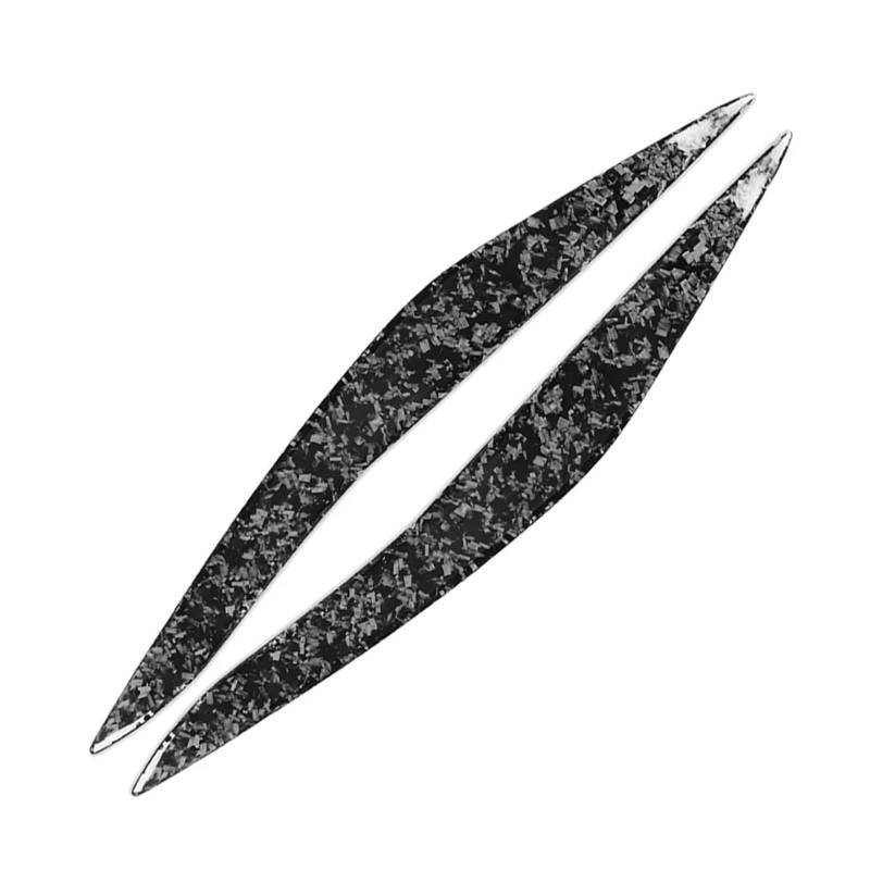 HUVNEXA Auto-Scheinwerfer-Augenbraue-Augenlid-Abdeckungs-Ordnungsdekoration, for, for F10 5 Series 2010 2011 2012 2013, Außenzubehör Autoscheinwerferaufkleber von HUVNEXA