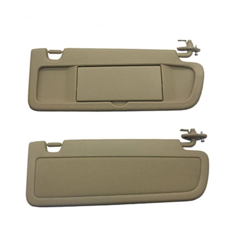HUVNEXA Auto-Seiten-Sonnenblende, Sonnenschutz, blendfreies Visier ohne Licht, for Civic Coupe Limousine 2006–2011 Auto-Sonnenblende(Beige Pair) von HUVNEXA