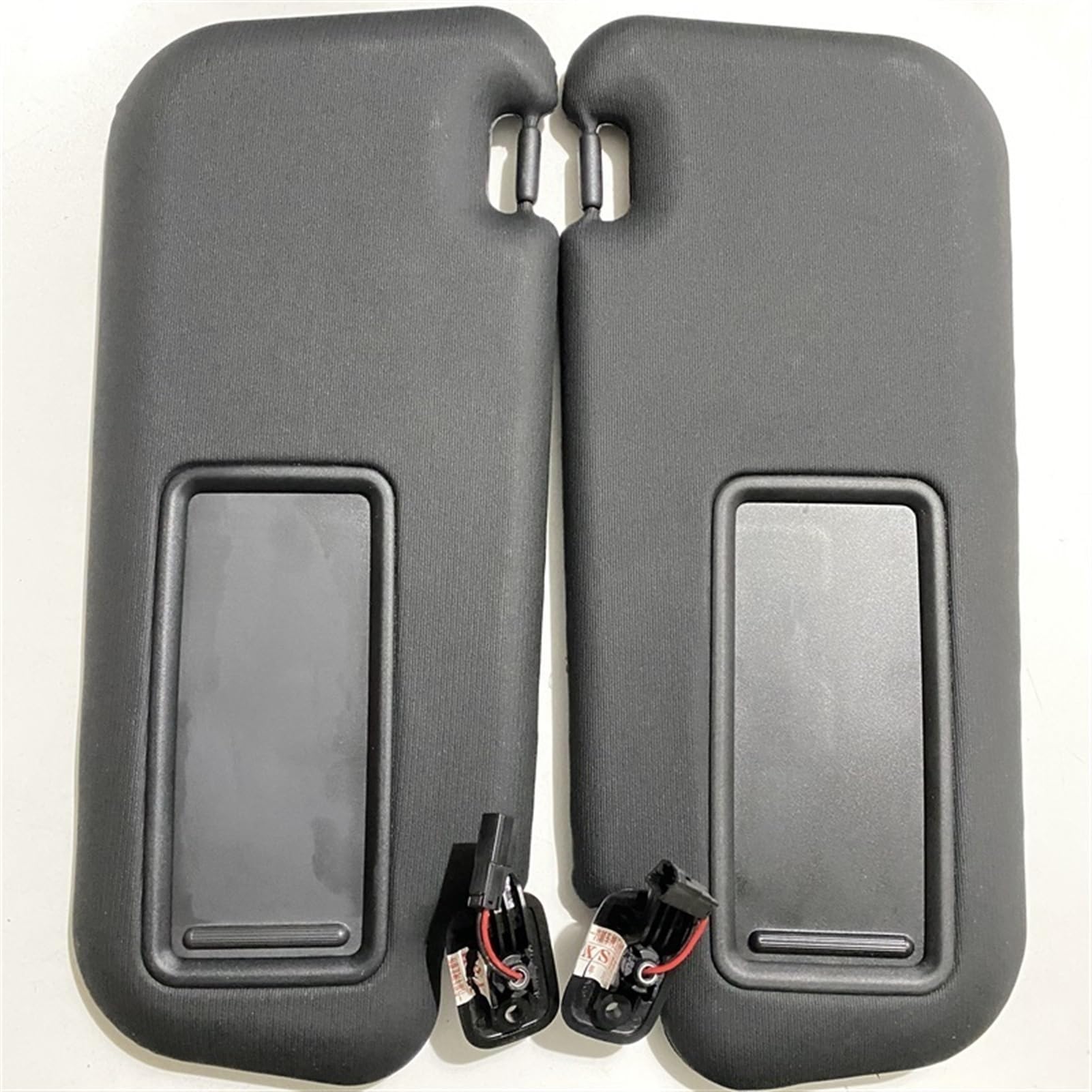 HUVNEXA Auto-Sonnenblende, Auto-Sonnenblende, Make-up-Spiegel, for Mazda 6 GG GH, OEM 5DAO 69320 5DAO 69270 Auto-Sonnenblende(Black Left and Right) von HUVNEXA