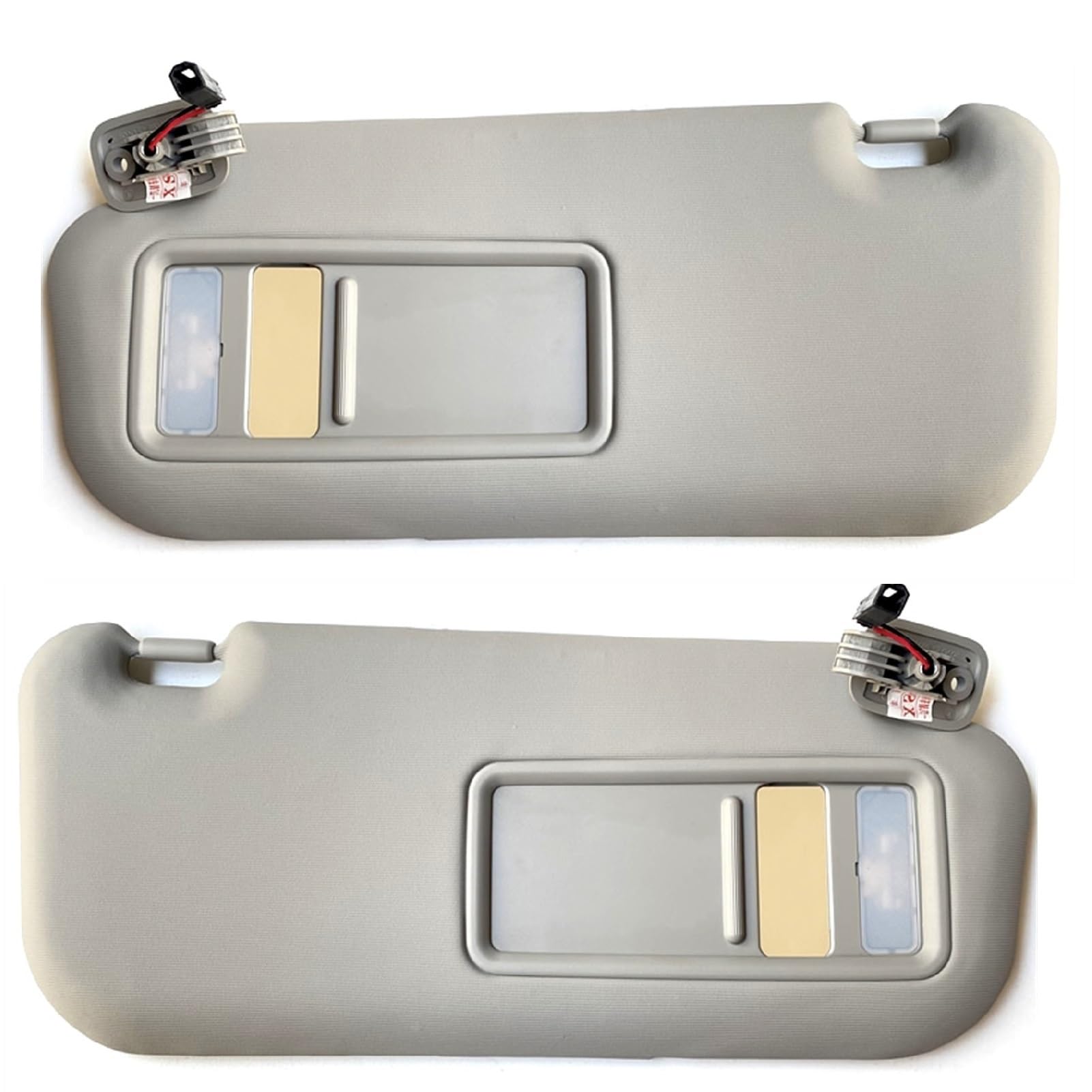 HUVNEXA Auto-Sonnenblende, Auto-Sonnenblende, Make-up-Spiegel, for Mazda 6 GG GH, OEM 5DAO 69320 5DAO 69270 Auto-Sonnenblende(Gray Left and Right) von HUVNEXA