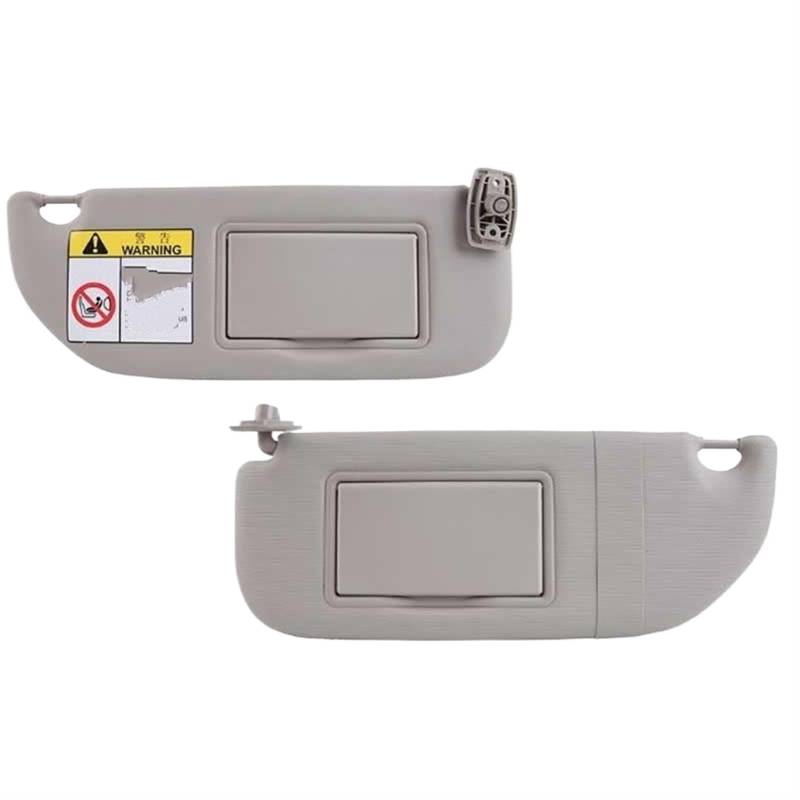 HUVNEXA Auto-Sonnenblende, Make-up-Spiegel, Lichtschranke vorne, Sonnenschutz, for Peugeot 301, for Citroen Elysee 2014–2017 Auto-Sonnenblende(Grey) von HUVNEXA