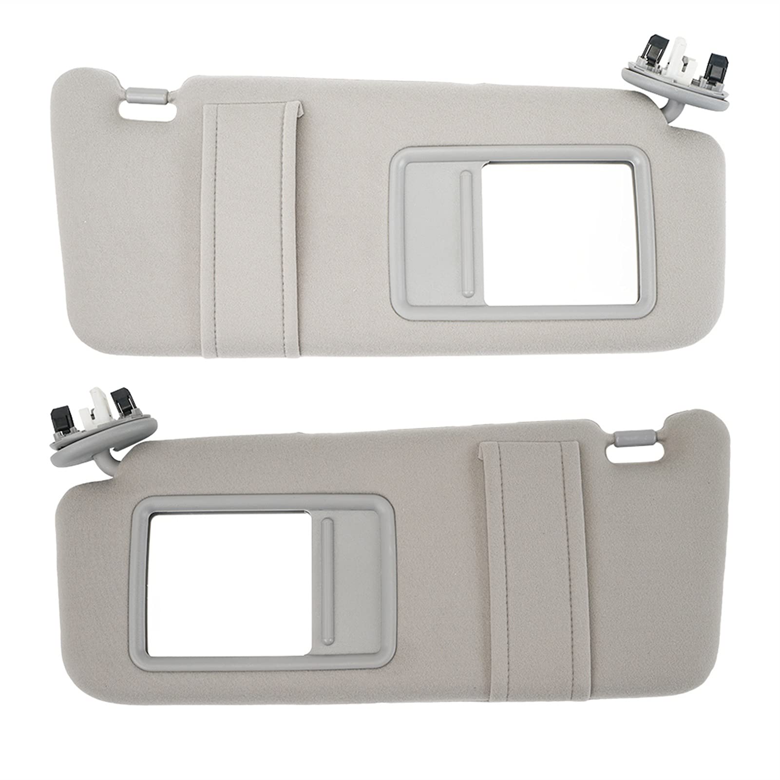 HUVNEXA Auto-Sonnenblende, Sonnenschutz, kein Licht, for Toyota, for Camry 2007 2008 2009 2010 2011, Linke/rechte Seite OEM-Nr. 74320-06800-B0 Auto-Sonnenblende(Gray Left and Right) von HUVNEXA